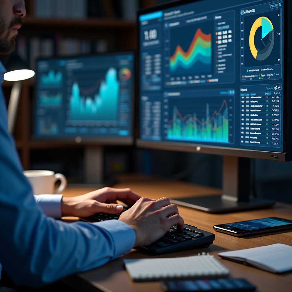 Análisis de datos de conectividad móvil en pantalla